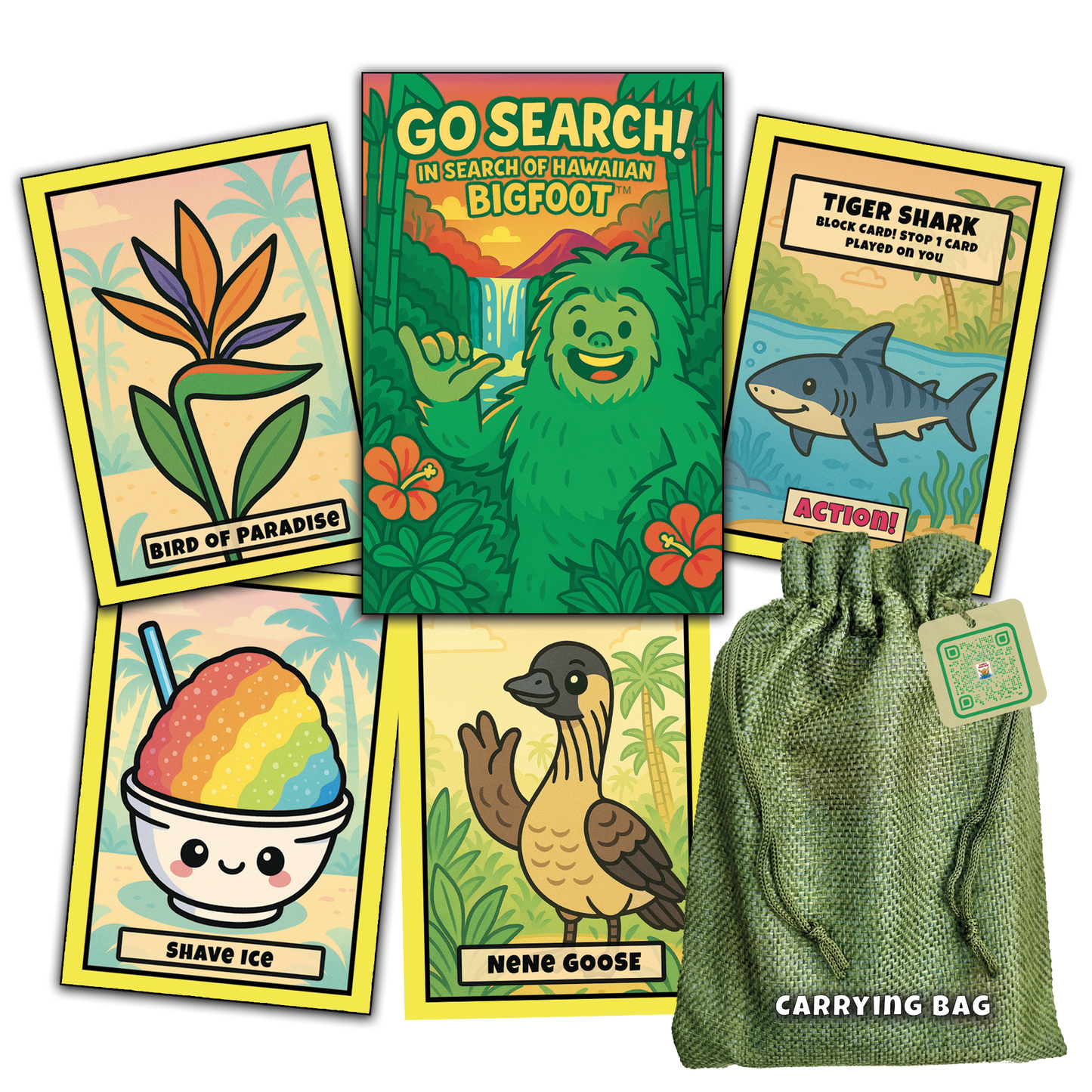 Go Search! In Search of Hawaiian Bigfoot™ - Family Card Game