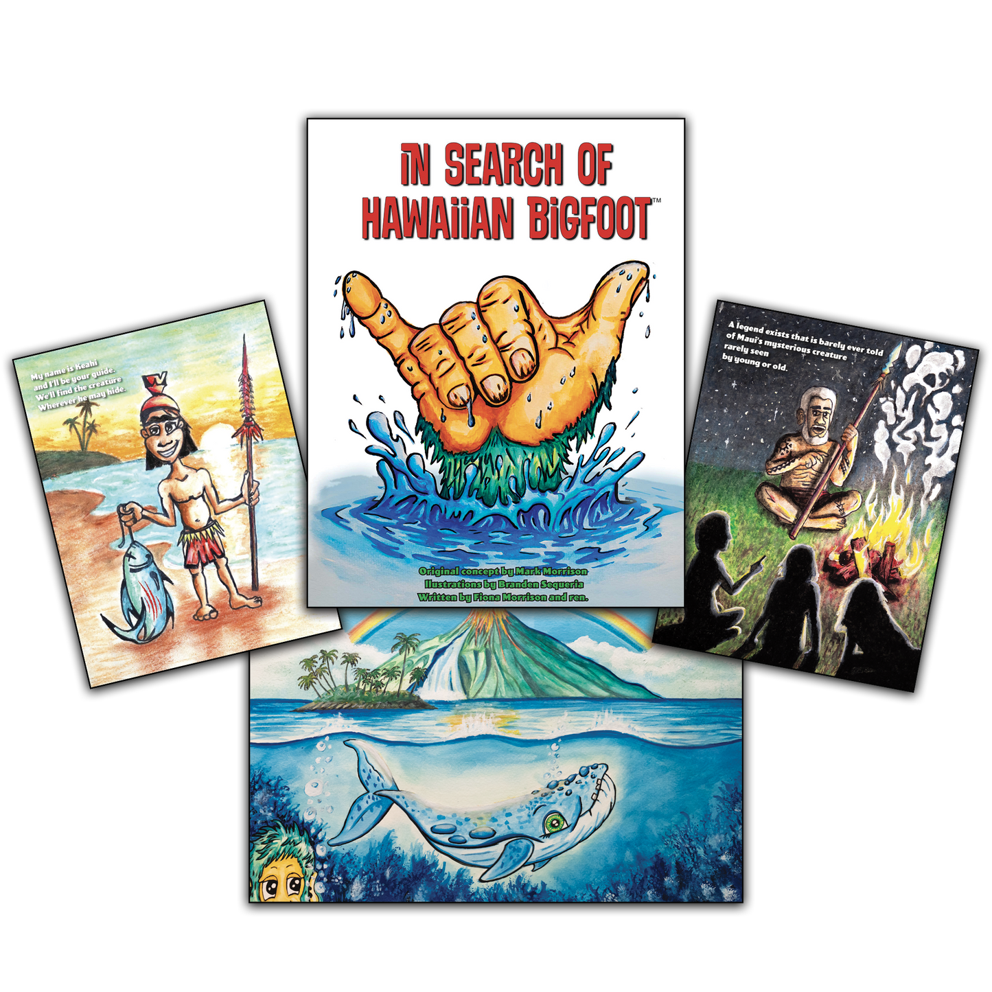 In Search of Hawaiian Bigfoot™ - Children's Book + BONUS Activitiy Pages